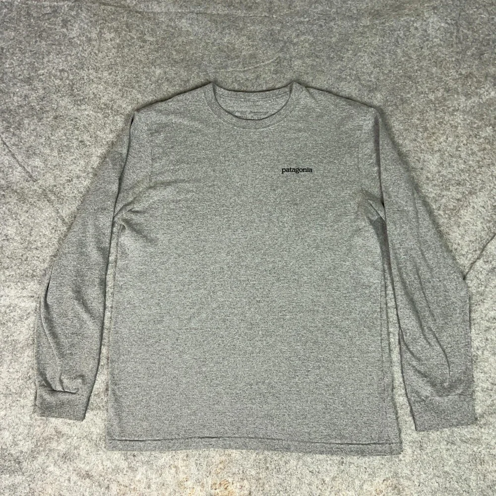 Patagonia Shirt Mens Medium Responsibili Tee‎ Hiking Outdoors Long Sleeve Gorp